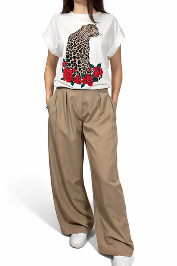 Pantalone sartoriale wide-leg