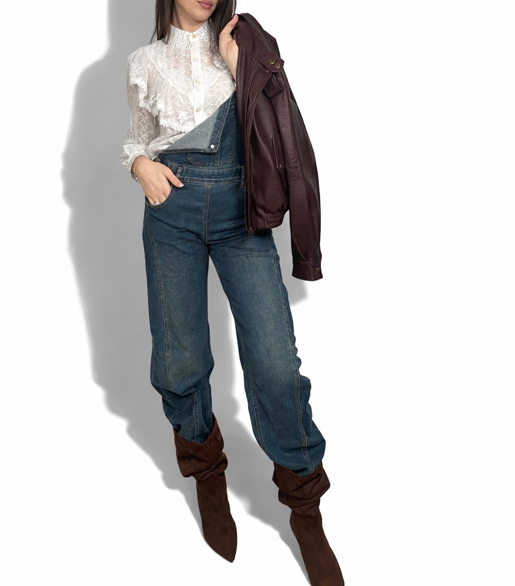 Salopette jeans balloon