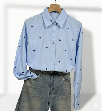 Camicia cuoricini