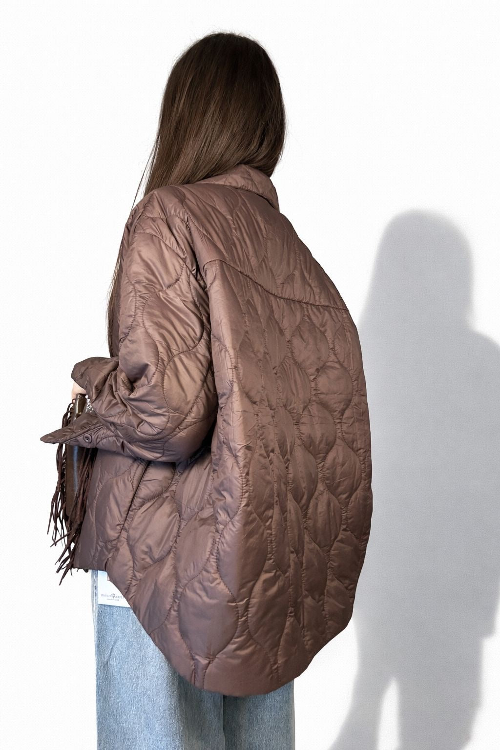 Giacca trapuntata oversize