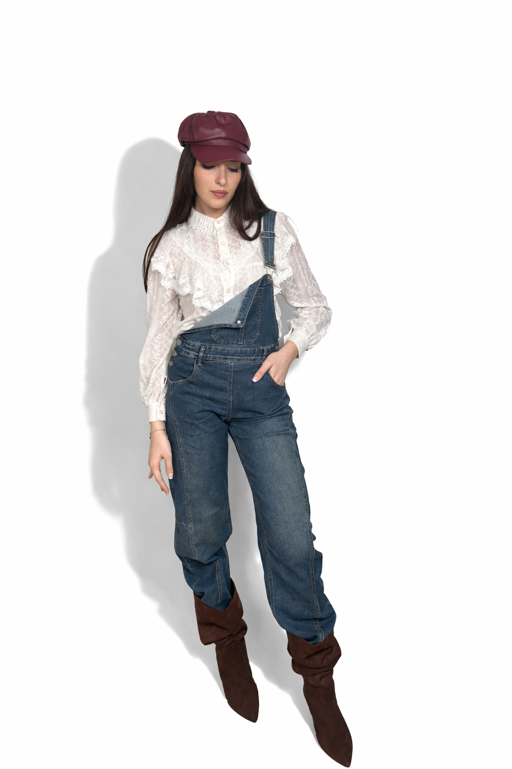 Salopette jeans balloon