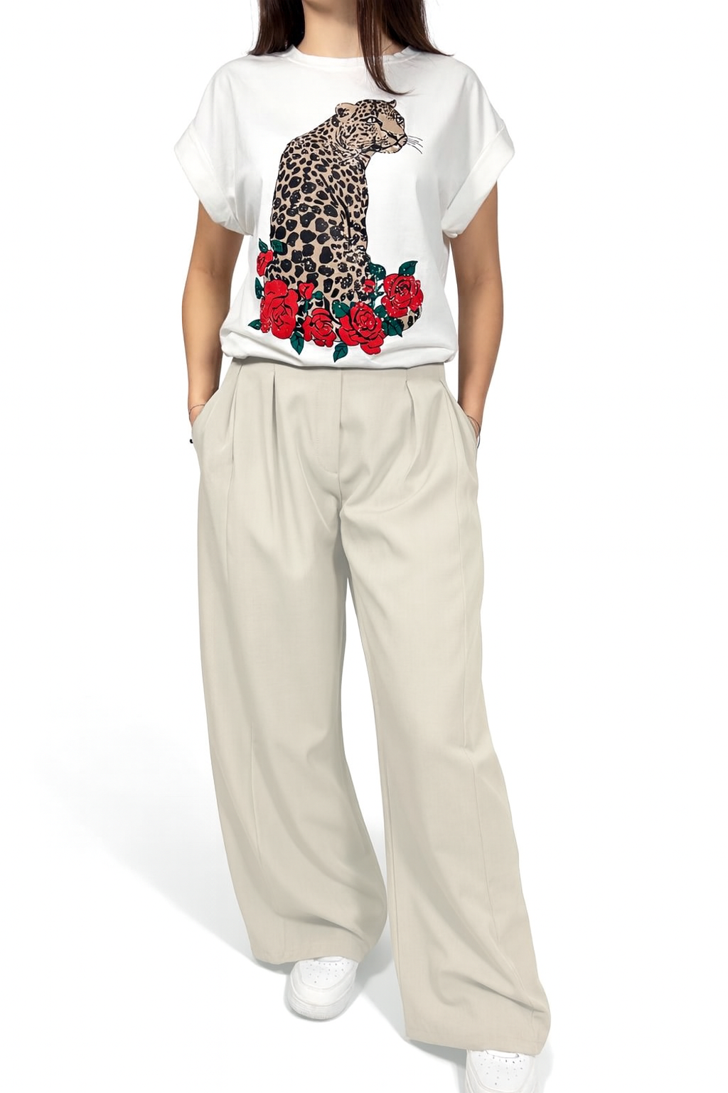 Pantalone sartoriale wide-leg