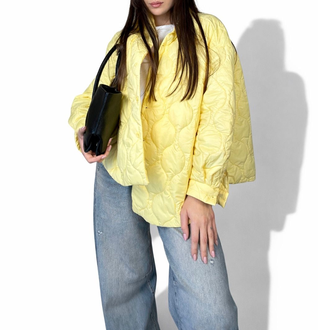 Giacca trapuntata oversize