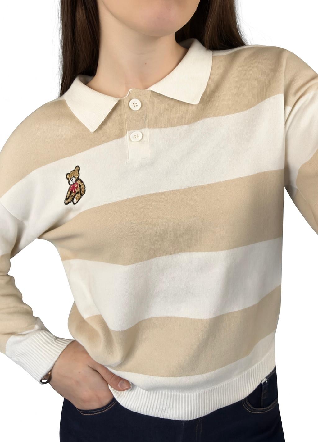 Polo maniche lunghe orsetto